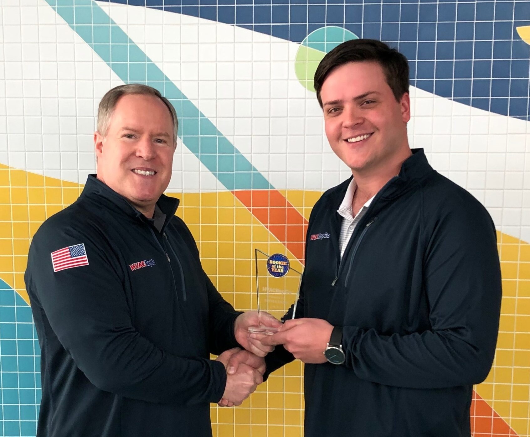 Tanner Emery Presented 2019 “Rookie Of The Year” Award | Hvac Repco