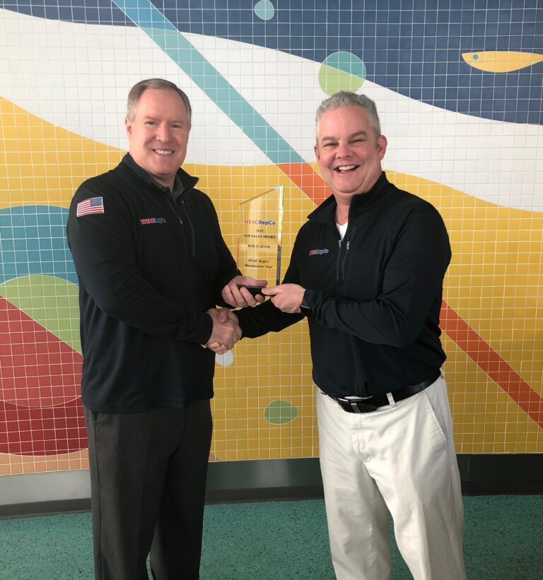 HVAC RepCo 2019 Top Sales Award