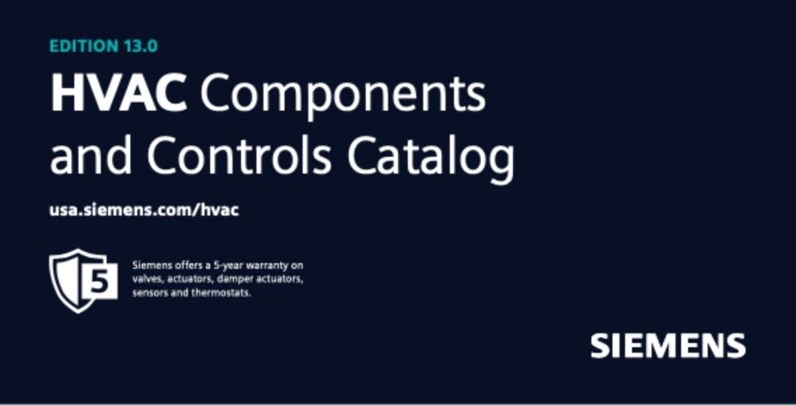 Download The Latest Siemens Hvac Components And Controls Catalog | Hvac Repco